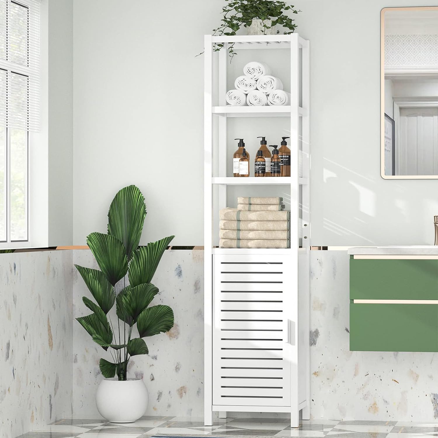 Bathroom Storage Tower